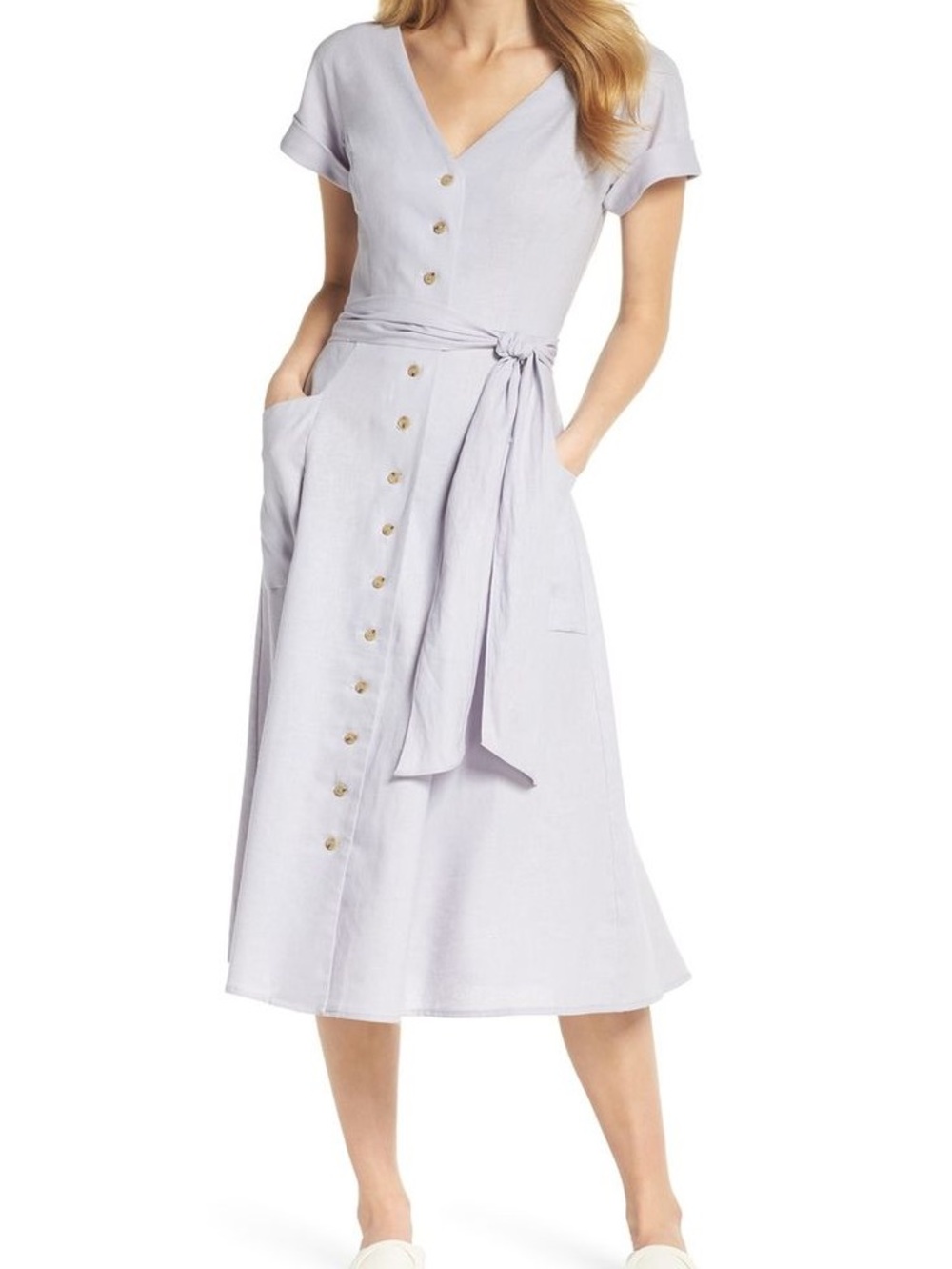 Gal meets glam linen Vanessa dress - Picture 2 of 6